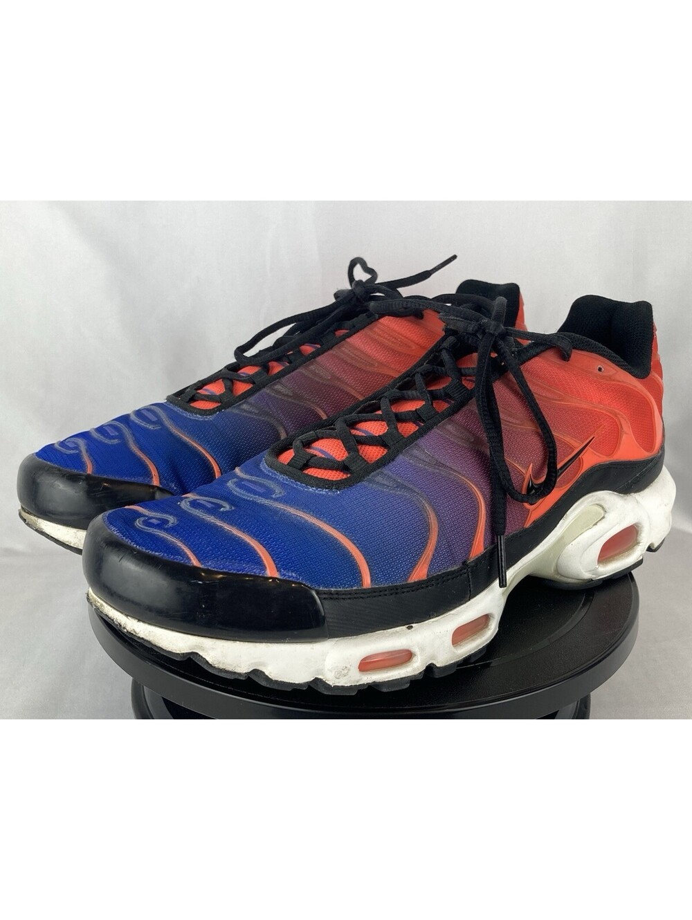 Men’s Size 13 Nike Air Max Plus TN Sunset Gradient Blue Orange Black 852630-800